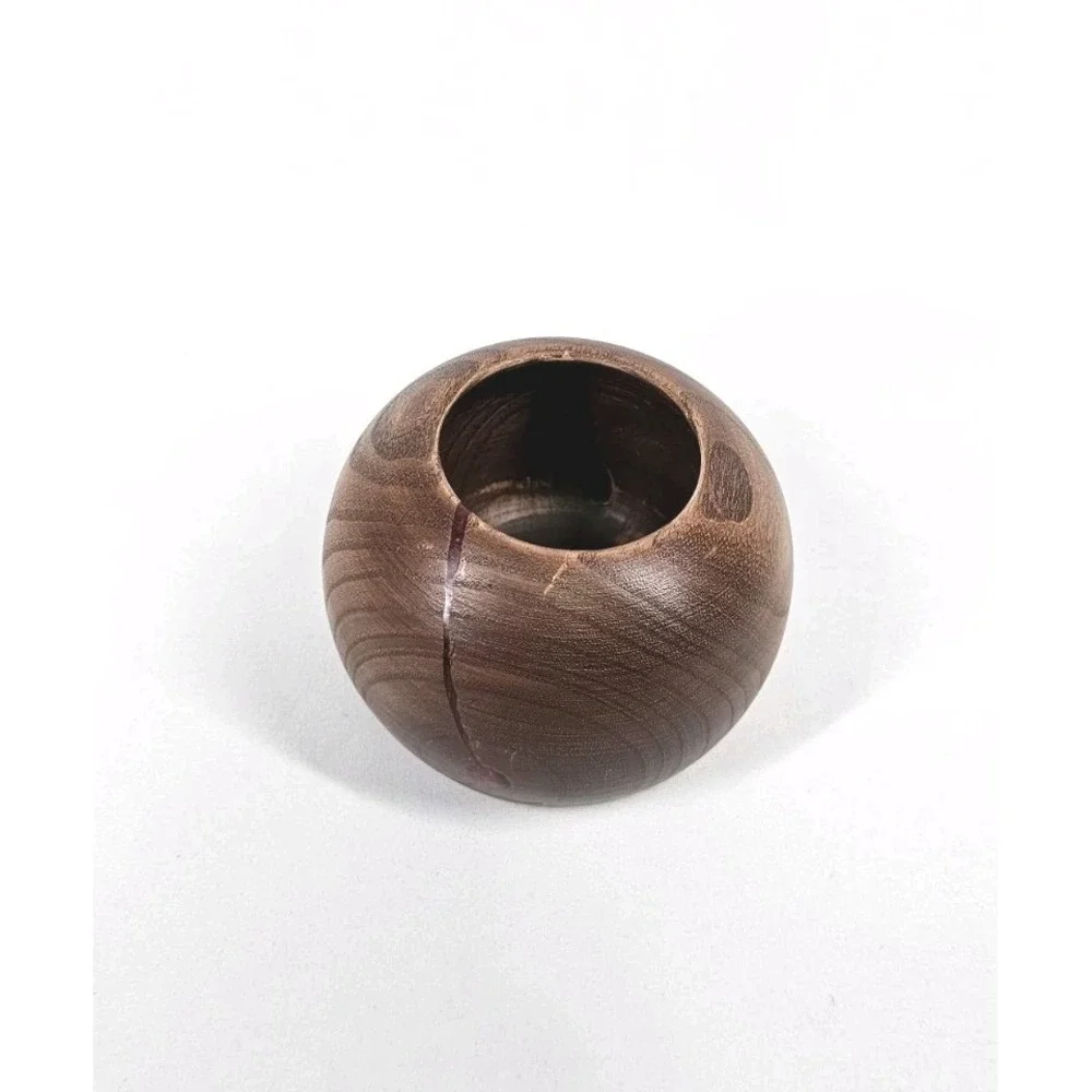 Handmade Cotton Wood Bowl Flower Dish Design Accessory Decoration Holder Gift